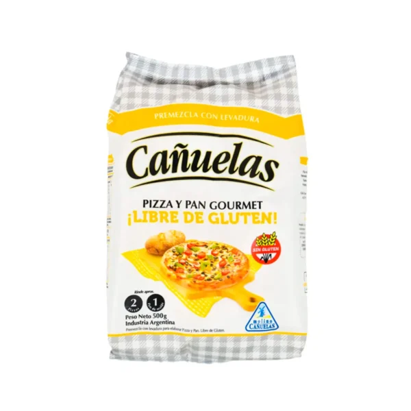 PREMEZCLA PARA PAN Y PIZZA SIN GLUTEN CAÑUELAS 500G
