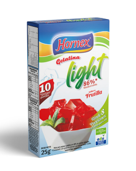 GELATINA LIGHT HORNEX 8 PORCIONES