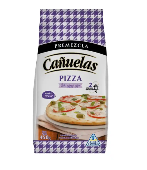PREMEZCLA PARA PIZZA CAÑUELAS 450GS