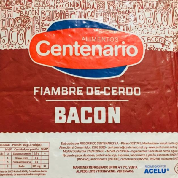PANCETA BACON CENTENARIO