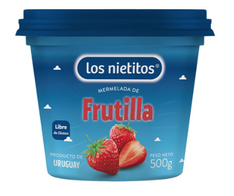 MERMELADA DE FRUTILLA LOS NIETITOS 500GS