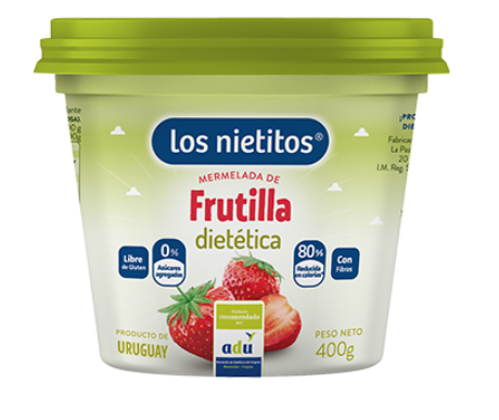 MERMELADA ADU FRUTILLA LOS NIETITOS 400G
