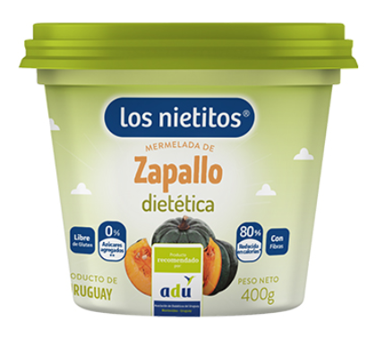 MERMELADA DE ZAPALLO ADU LOS NIETITOS 400GS