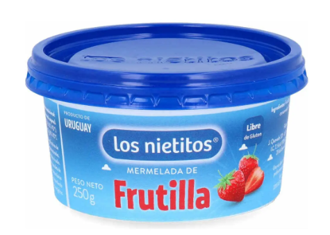 MERMELADA DE FRUTILLA LOS NIETITOS 250G