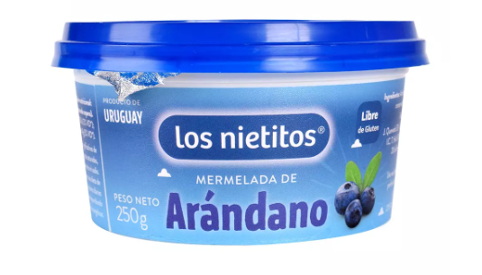 MERMELADA ARANDANOS LOS NIETITOS 250GS