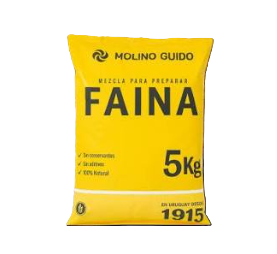 HARINA DE FAINA MOLINO GUIDO 25KG BLANCO