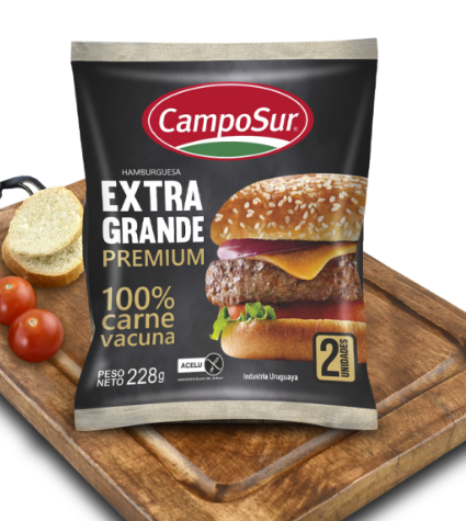 HAMBURGUESAS CAMPOSUR GIGANTE X CAJA