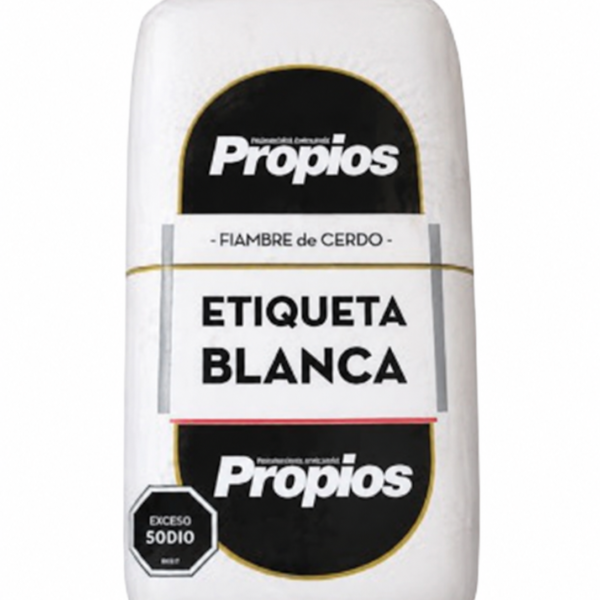 FIAMBRE DE CERDO ETQ.BLANCA PROPIOS