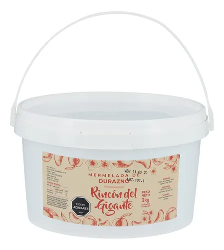 MERMELADA DURAZNO RINCON DEL GIGANTE X 3KG