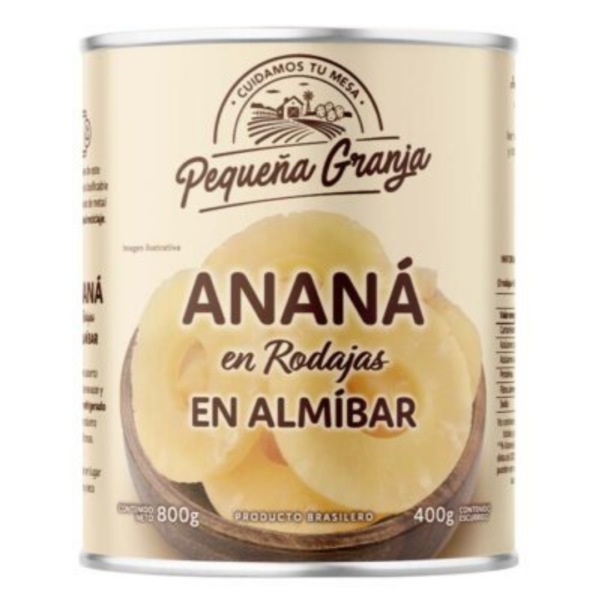 ANANA EN ALMIBAR PEQUEÑA GRANJA 800G