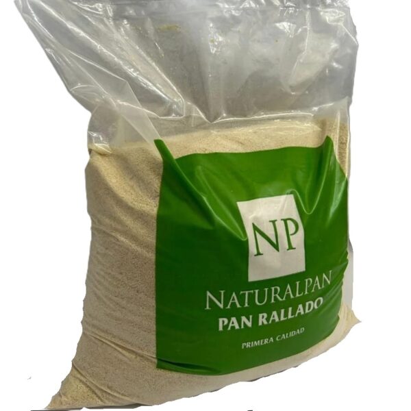 PAN RALLADO NATURAL PAN 5KG.