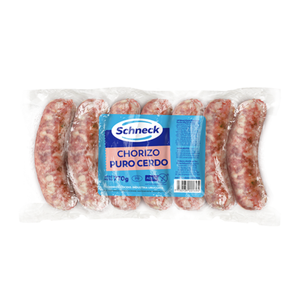 CHORIZO PURO CERDO SCHNECK X 7 UNID.