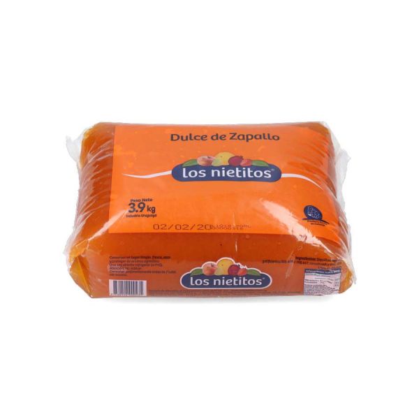 DULCE DE ZAPALLO LOS NIETITOS 4KG