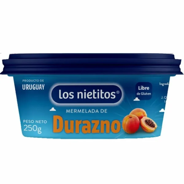 MERMELADA DURAZNO LOS NIETITOS 250GS