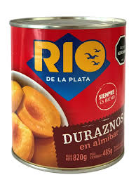 DURAZNO EN ALMIBAR RIO DE LA PLATA