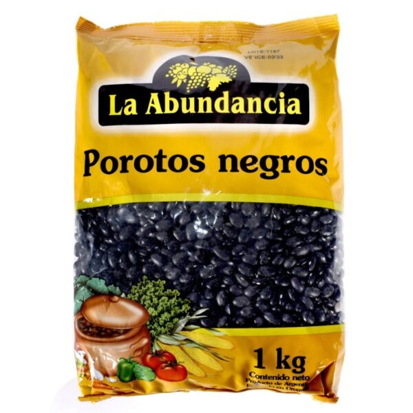 POROTOS NEGROS LA ABUNDANCIA X 1 KG