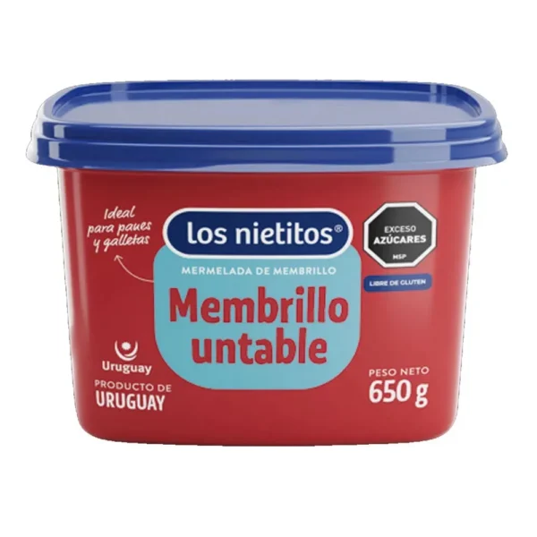 PASTA DE MEMBRILLO 650G LOS NIETITOS