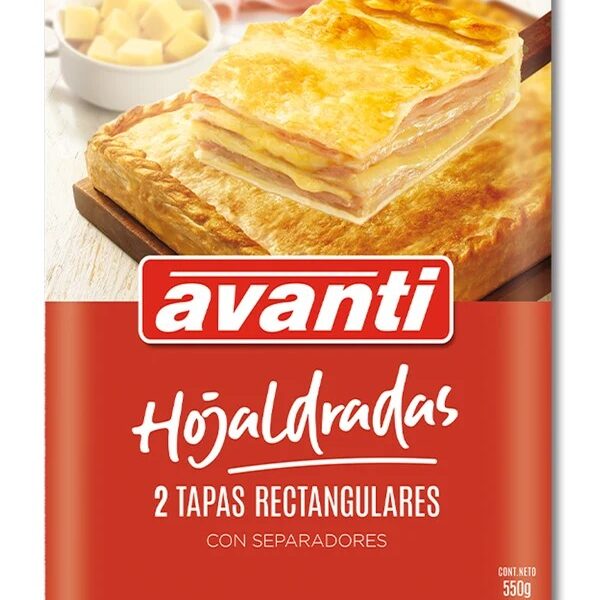 TAPA RECTANGULAR AVANTI 550g