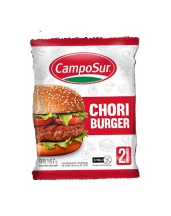 HAMBURGUESAS CHORI BURGUER CAMPOSUR X 84