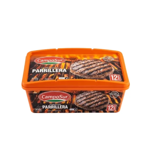 HAMBURGUESAS PARRILLERA TUPPER X 12 UNID.